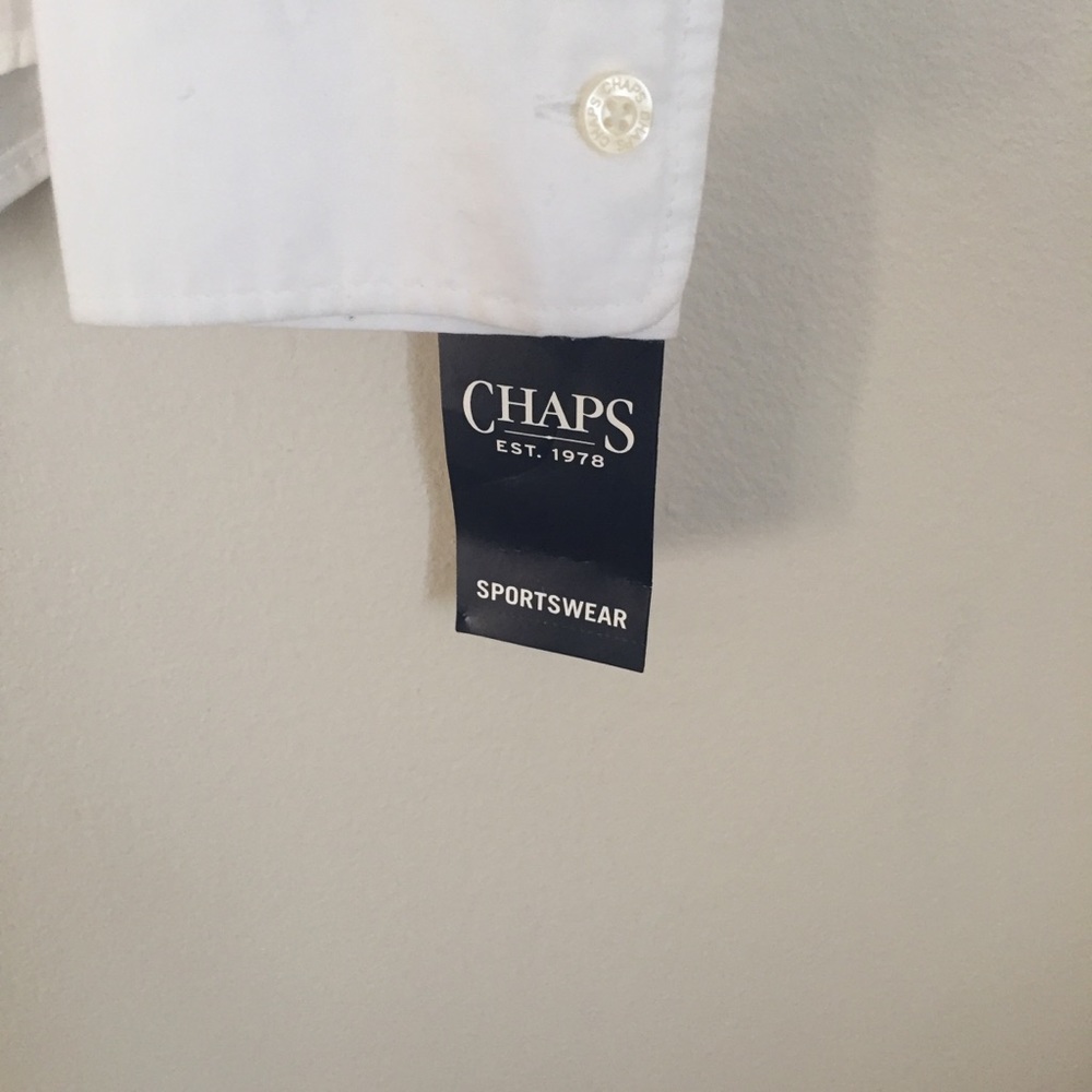 👸🏻Chaps Ruffle Neck Dress Shirt - Picture 3 of 4